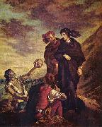Eugene Delacroix Hamlet und Horatio auf dem Friedhof oil painting artist